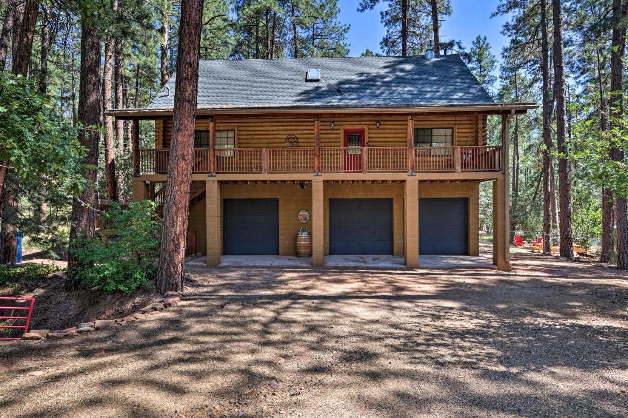 Strawberry Cabin With 2-Story Deck Dogs Welcome! Pine Exterior foto